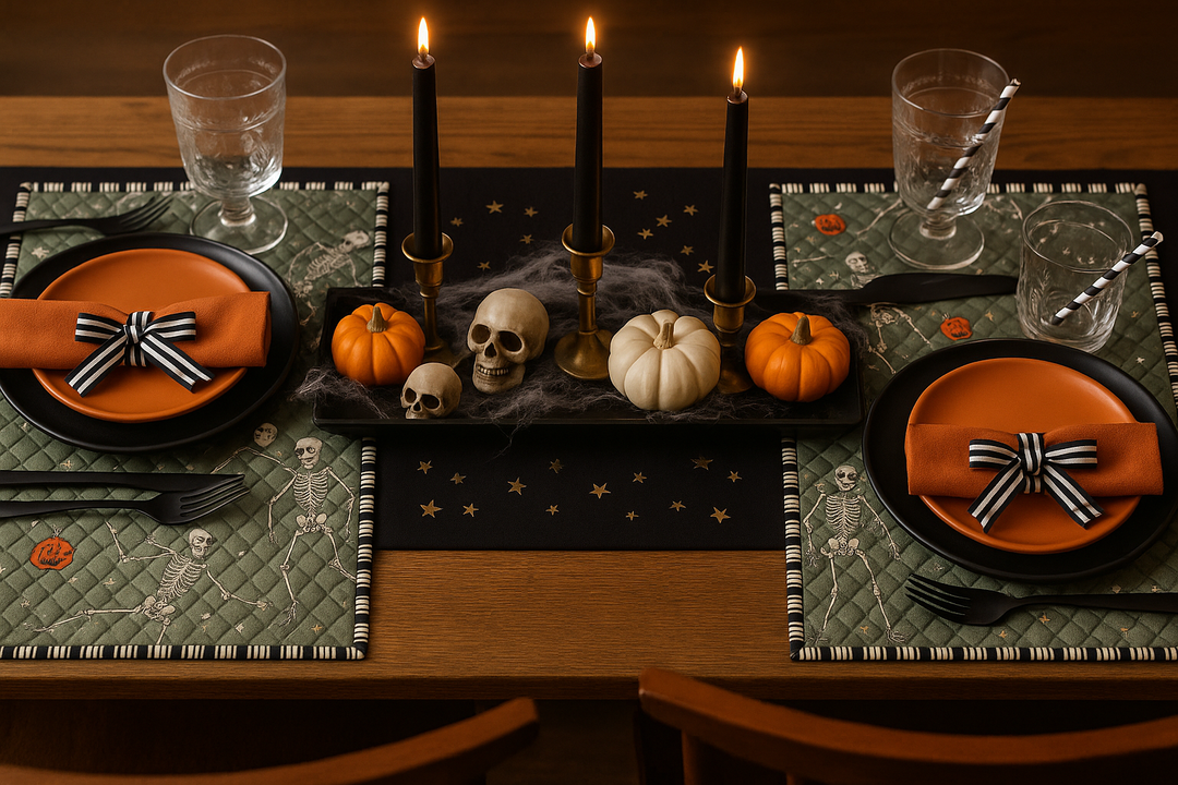 DIY Quilted Halloween Placemats 🎃🧵